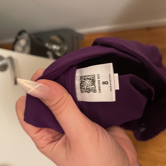 Like new eggplant Express suit - Picture 6 of 6